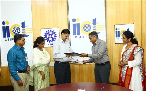 Signing of MoU with CSIR-IICT